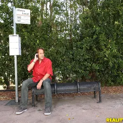 Megan Rain in 'Reality Kings' Bus stop lust (Thumbnail 1)